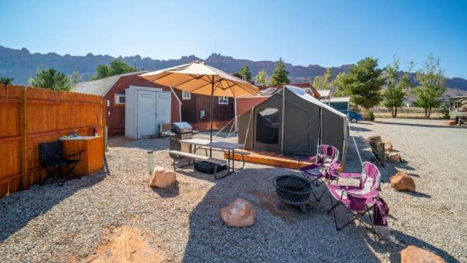 FunStays Glamping Setup Tent in RV Park #4 OK-T4 Moab Exterior foto